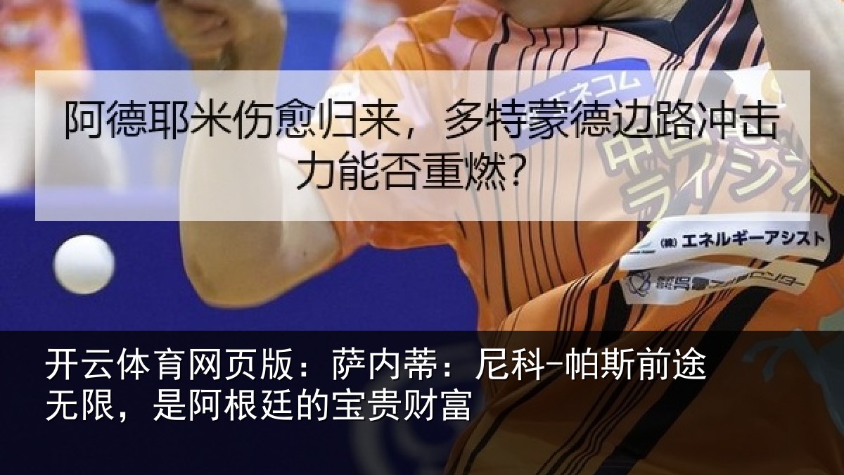 开云体育网页版：萨内蒂：尼科相关情况根廷的宝贵财富